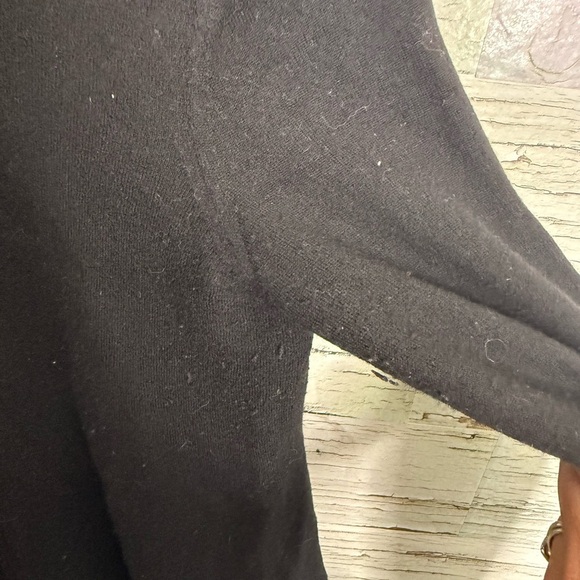 Proenza Schouler dress long sleeve blue black wool silk size xs oversized - Picture 3 of 10